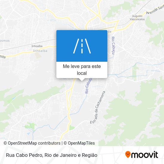 Rua Cabo Pedro mapa