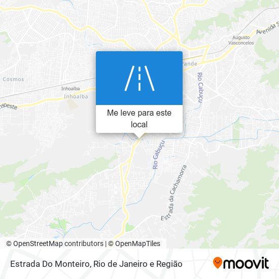 Estrada Do Monteiro mapa