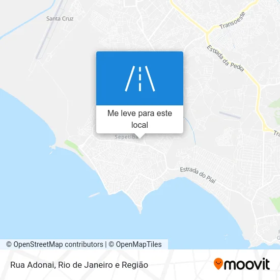 Rua Adonai mapa