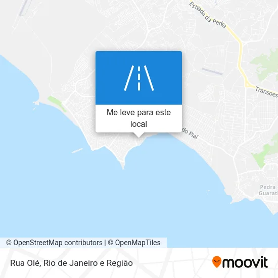 Rua Olé mapa