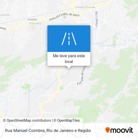 Rua Manuel Coimbra mapa
