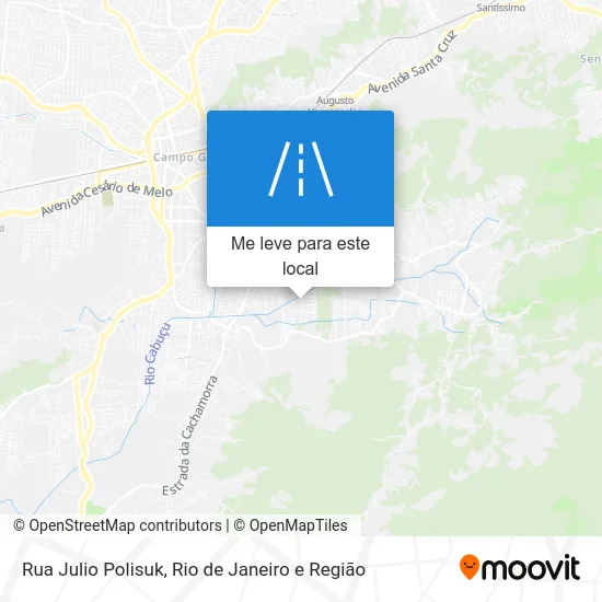 Rua Julio Polisuk mapa