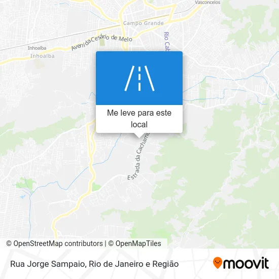 Rua Jorge Sampaio mapa