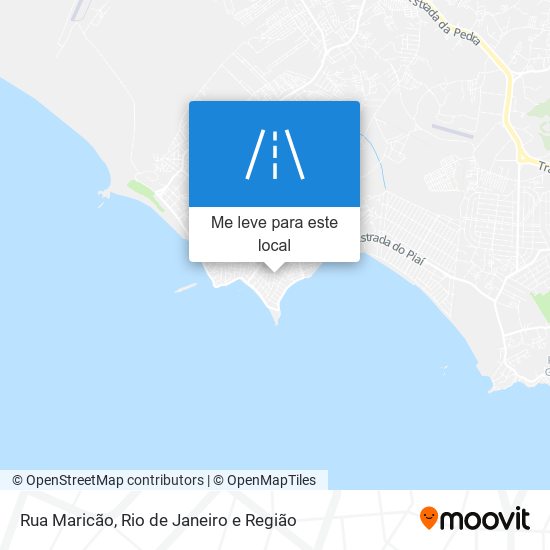 Rua Maricão mapa