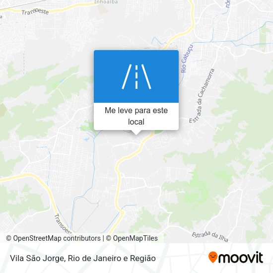 Vila São Jorge mapa