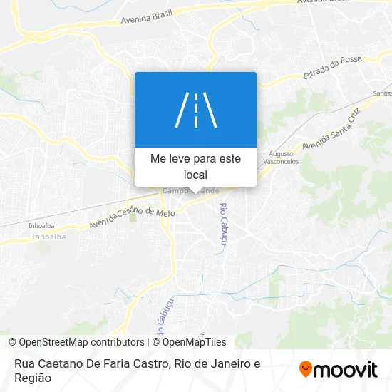 Rua Caetano De Faria Castro mapa