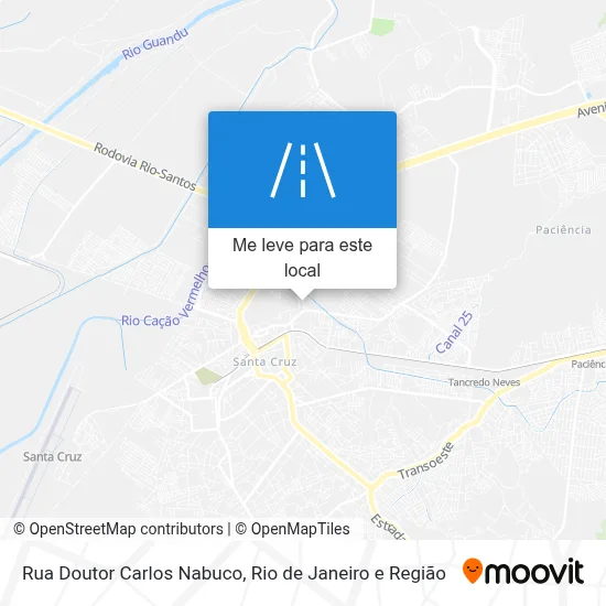Rua Doutor Carlos Nabuco mapa