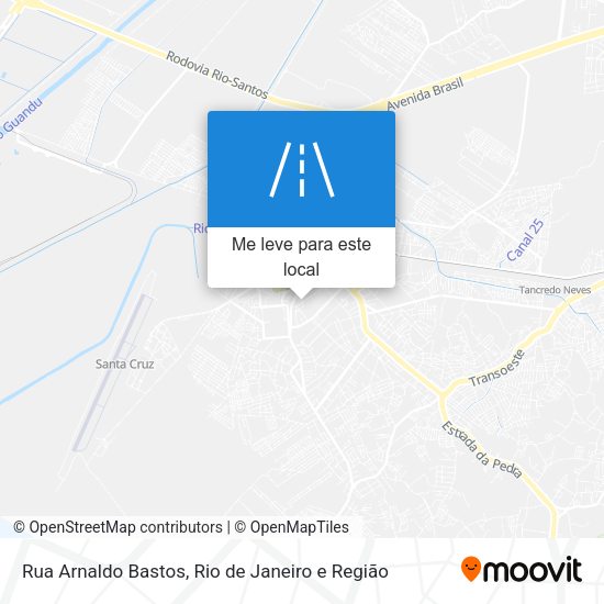 Rua Arnaldo Bastos mapa