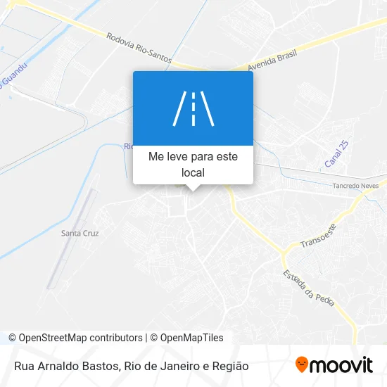 Rua Arnaldo Bastos mapa