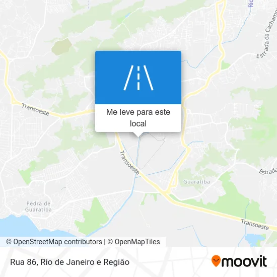 Rua 86 mapa