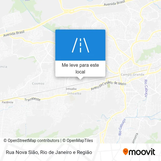 Rua Nova Sião mapa
