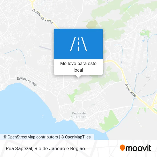 Rua Sapezal mapa