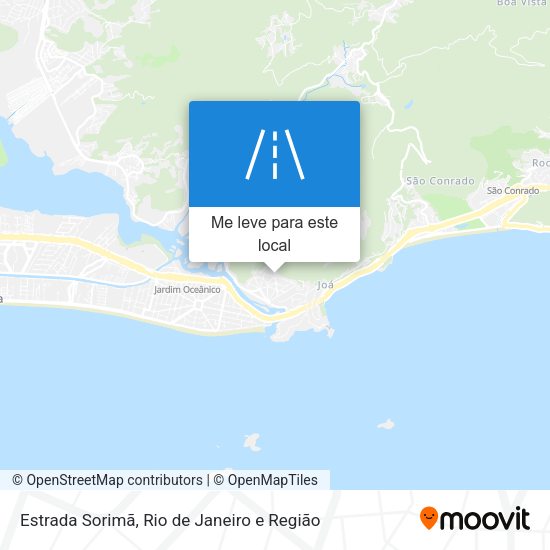 Estrada Sorimã mapa