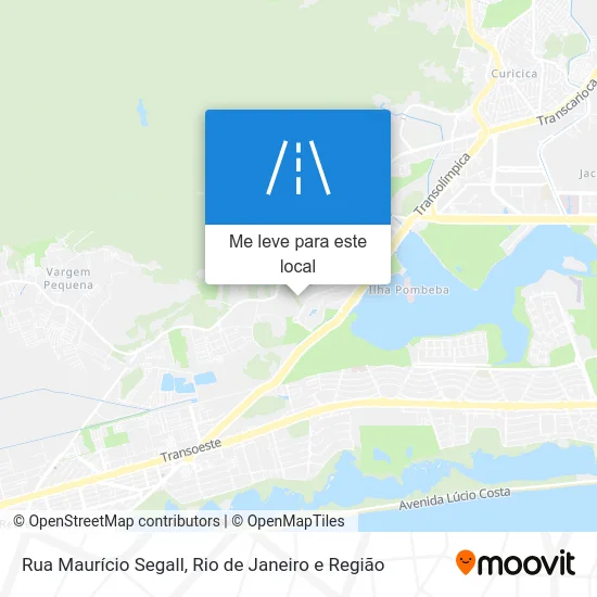 Rua Maurício Segall mapa