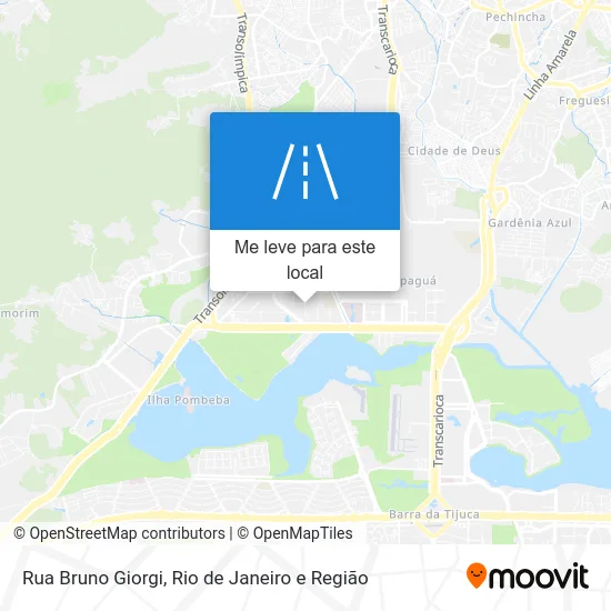 Rua Bruno Giorgi mapa