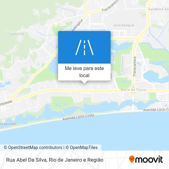 Rua Abel Da Silva mapa