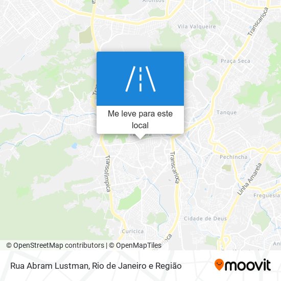 Rua Abram Lustman mapa