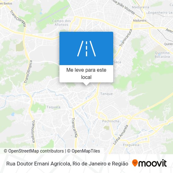 Rua Doutor Ernani Agrícola mapa