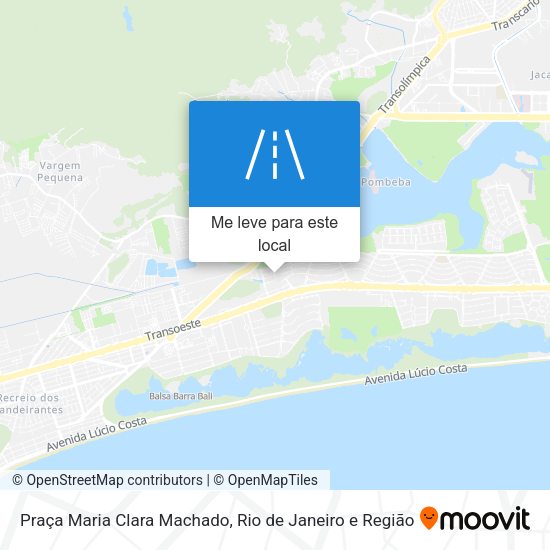 Praça Maria Clara Machado mapa
