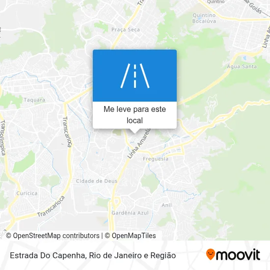 Estrada Do Capenha mapa