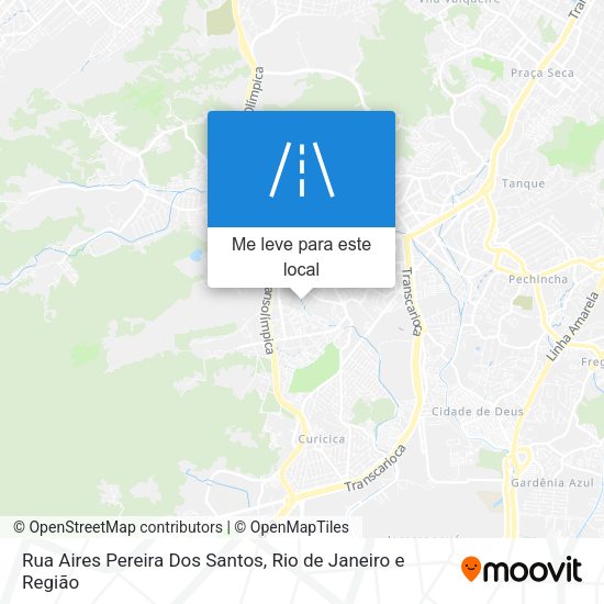 Rua Aires Pereira Dos Santos mapa