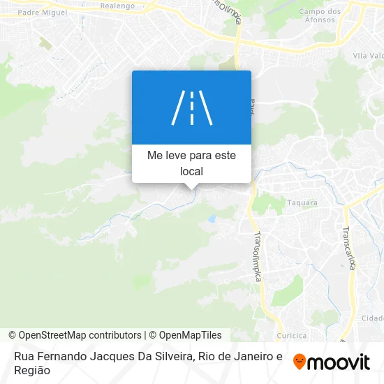 Rua Fernando Jacques Da Silveira mapa