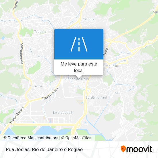 Rua Josias mapa
