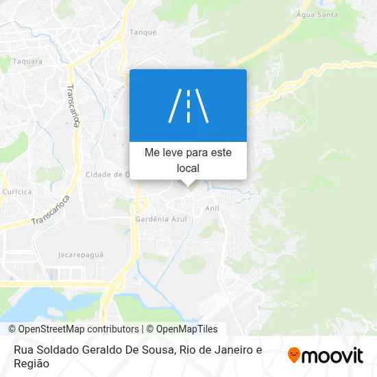 Rua Soldado Geraldo De Sousa mapa