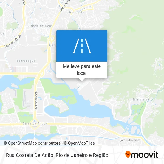 Rua Costela De Adão mapa