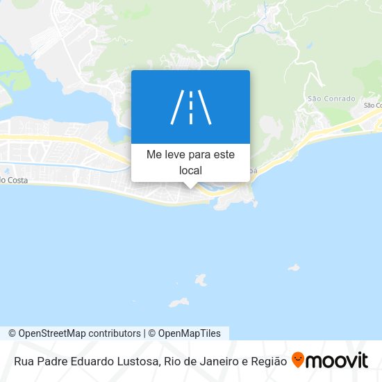Rua Padre Eduardo Lustosa mapa