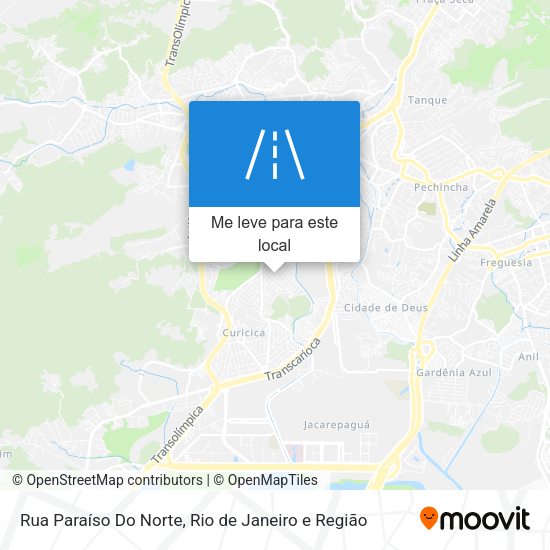 Rua Paraíso Do Norte mapa