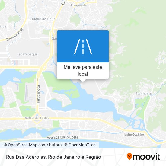 Rua Das Acerolas mapa