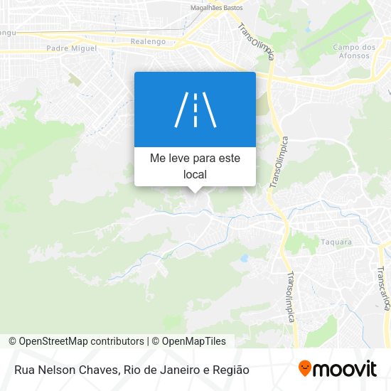 Rua Nelson Chaves mapa