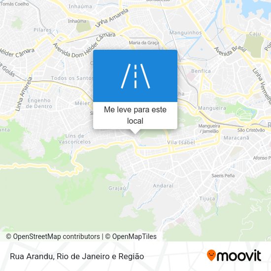 Rua Arandu mapa