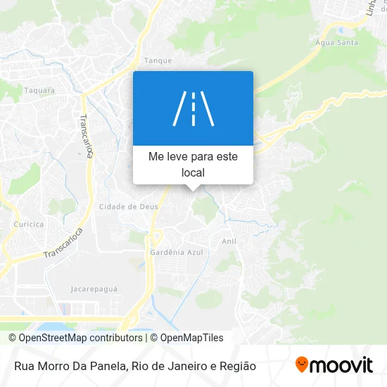 Rua Morro Da Panela mapa