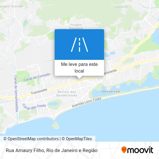 Rua Amaury Filho mapa