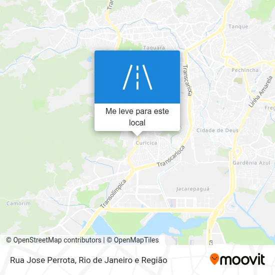 Rua Jose Perrota mapa