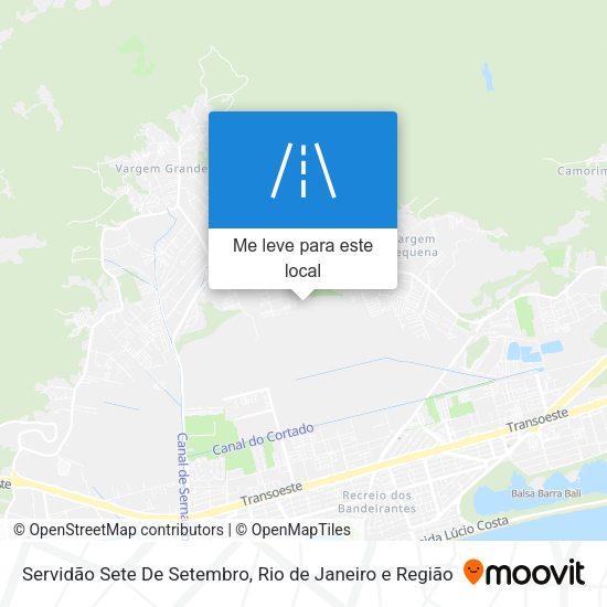 Servidão Sete De Setembro mapa