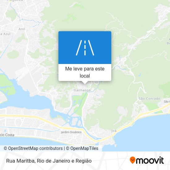Rua Maritba mapa