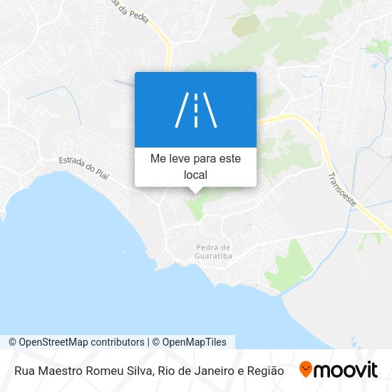 Rua Maestro Romeu Silva mapa