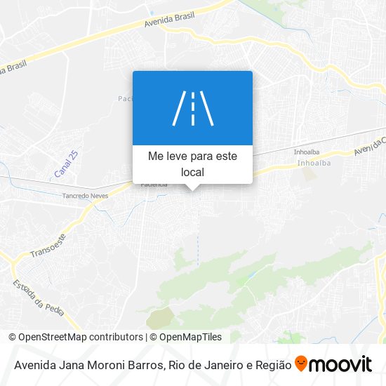Avenida Jana Moroni Barros mapa