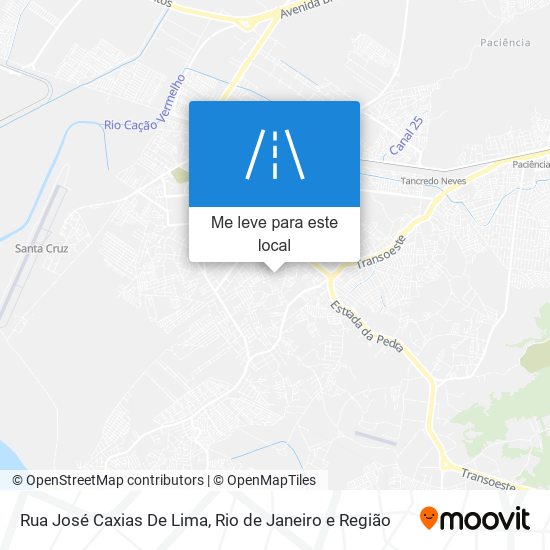 Rua José Caxias De Lima mapa