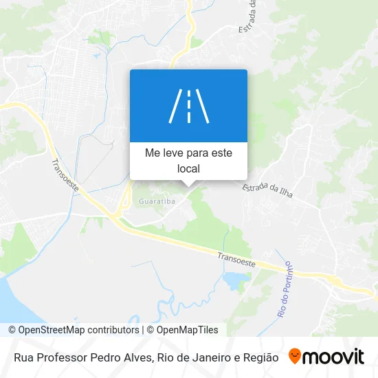 Rua Professor Pedro Alves mapa