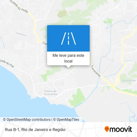 Rua B-1 mapa