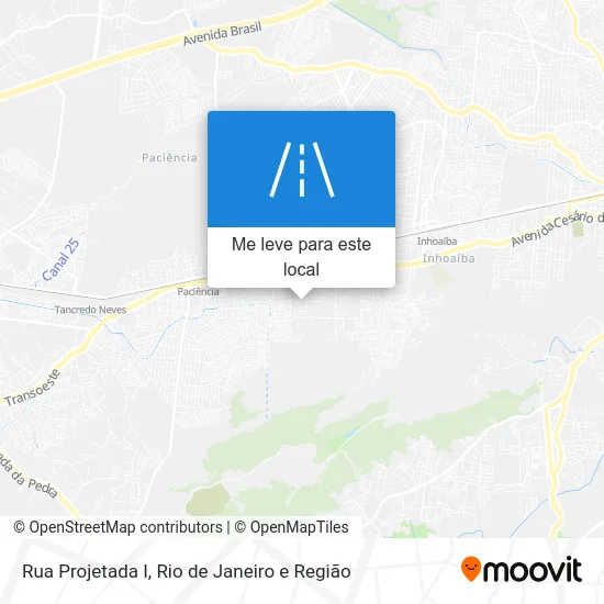 Rua Projetada I mapa