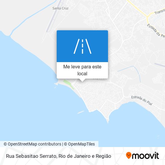 Rua Sebasitao Serrato mapa