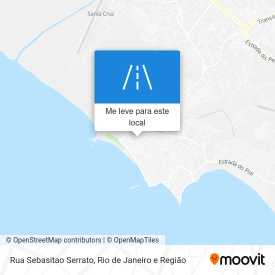 Rua Sebasitao Serrato mapa