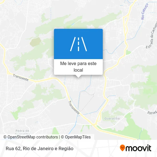 Rua 62 mapa