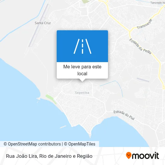 Rua João Lira mapa