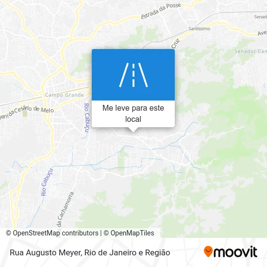 Rua Augusto Meyer mapa